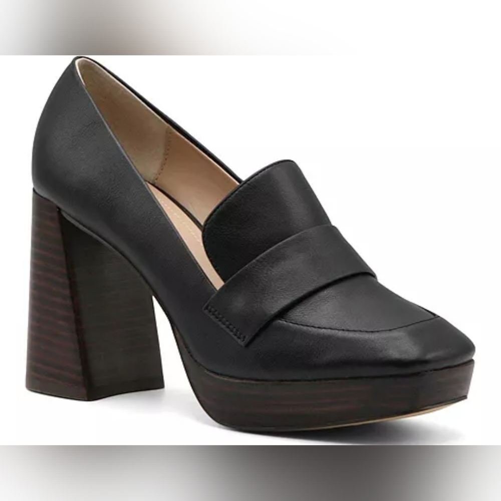 Charles By Charles David Black Loafer "NANDI"